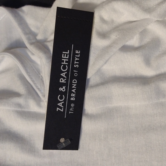 New, Zac & Rachel, white sleeves blouse, size XL - Picture 4 of 5